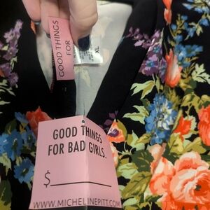 NWT Black Floral Vixen top, XL